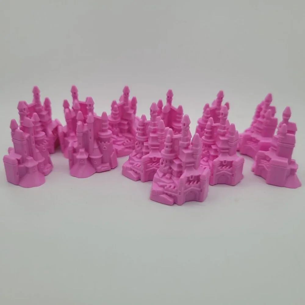 Disney Castle Monopoly Junior Princess‎ Cupcake Topper Replacement Pieces Tokens